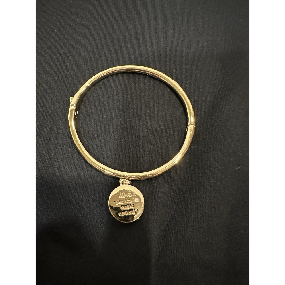 Kate Spade Bracelet Clasp Bangle Pink Libra Horoscope Sign Crystal Sparkle - Picture 6 of 16